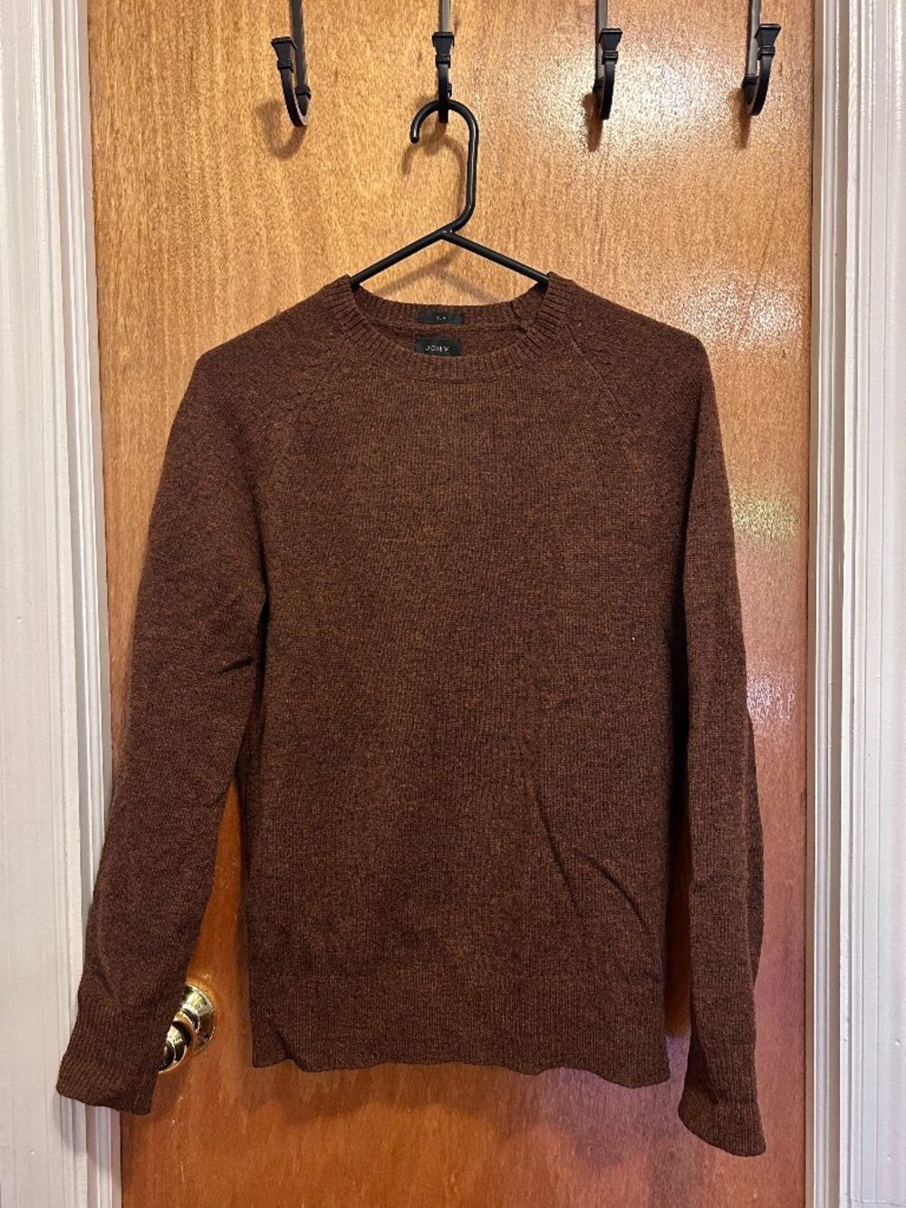 Brown 100% lambs wool sweater XS J. Crew